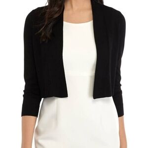 NWT Calvin Klein Black Cropped  Cardigan